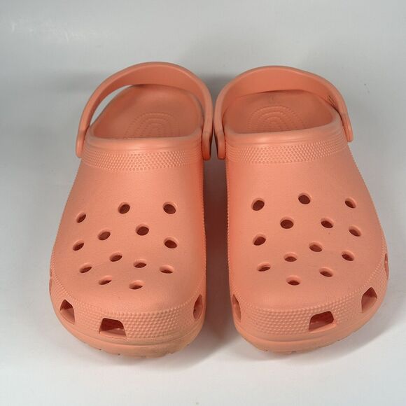 Crocs Mens Size 13 Papaya Classic Clog Mule Authentic Shoe Style 10001 - Picture 3 of 15